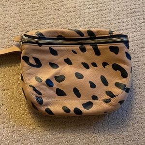 Clare Vivier Jaguar Print Fanny Pack